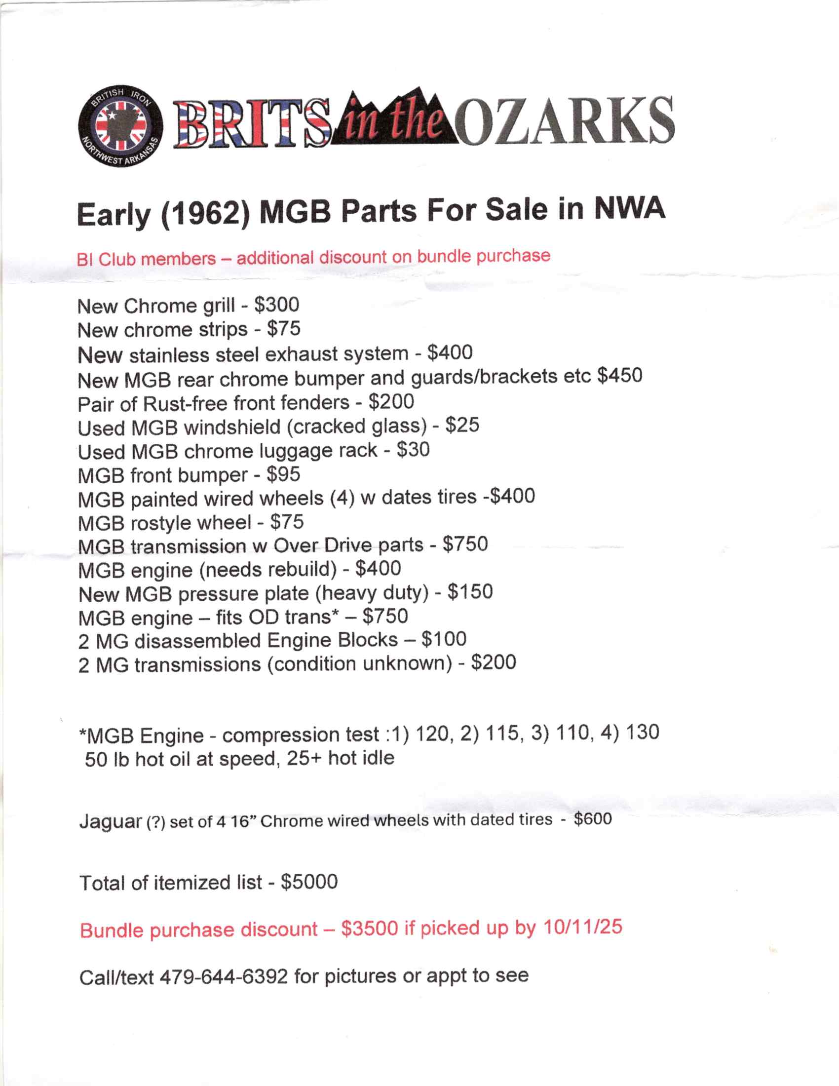 MGB Parts for Sale.jpg